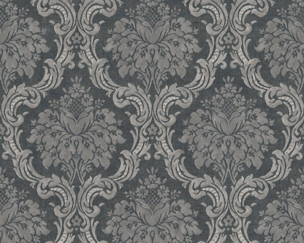  Tapete Vlies Barock Ornament Anthrazit Dunkelgrau 36716-6