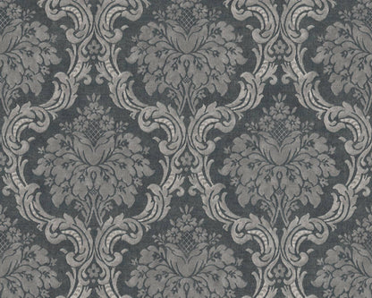  Tapete Vlies Barock Ornament Anthrazit Dunkelgrau 36716-6
