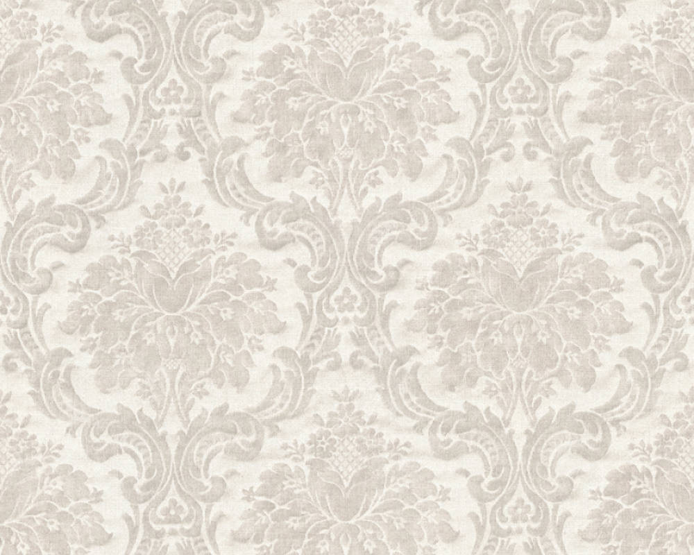  Tapete Vlies Barock Ornament Hellgrau Grau 36716-1