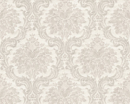  Tapete Vlies Barock Ornament Hellgrau Grau 36716-1