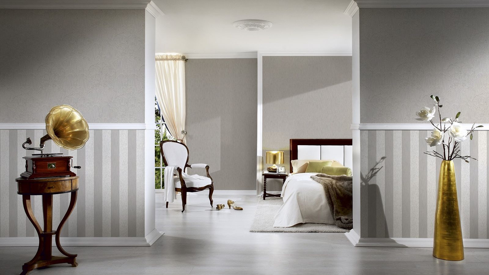  Tapete Vlies Barock Beige Tessuto 96196-7