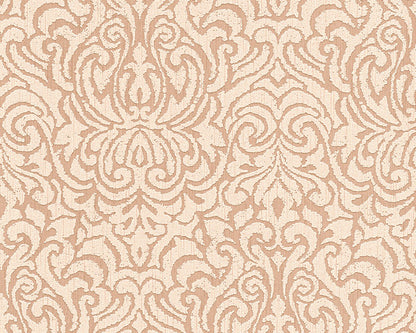 Tapete Vlies Barock Beige Creme Tessuto 96193-4