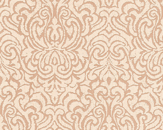  Tapete Vlies Barock Beige Creme Tessuto 96193-4