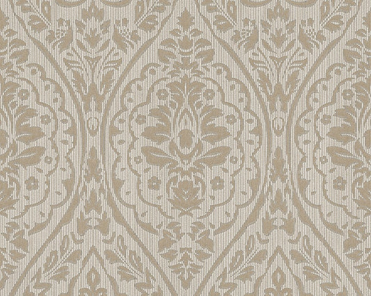  Tapete Vlies Barock Beige Grau Tessuto 96195-6