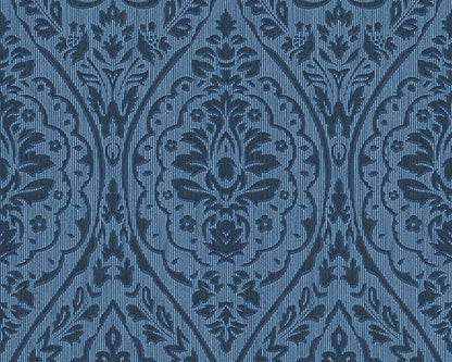  Tapete Vlies Barock Blau Tessuto 96195-8