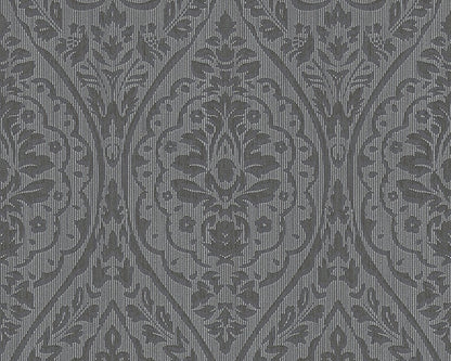  Tapete Vlies Barock Schwarz Grau Tessuto 96195-7