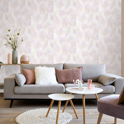  Tapete Vlies Batik Streifen Rosa Beige 10248-05