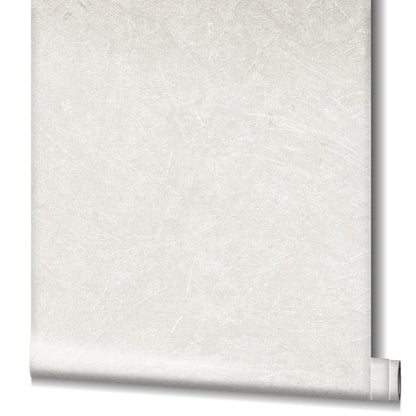  Tapete Vlies Beton-Optik Struktur Metallic Weiß 32813
