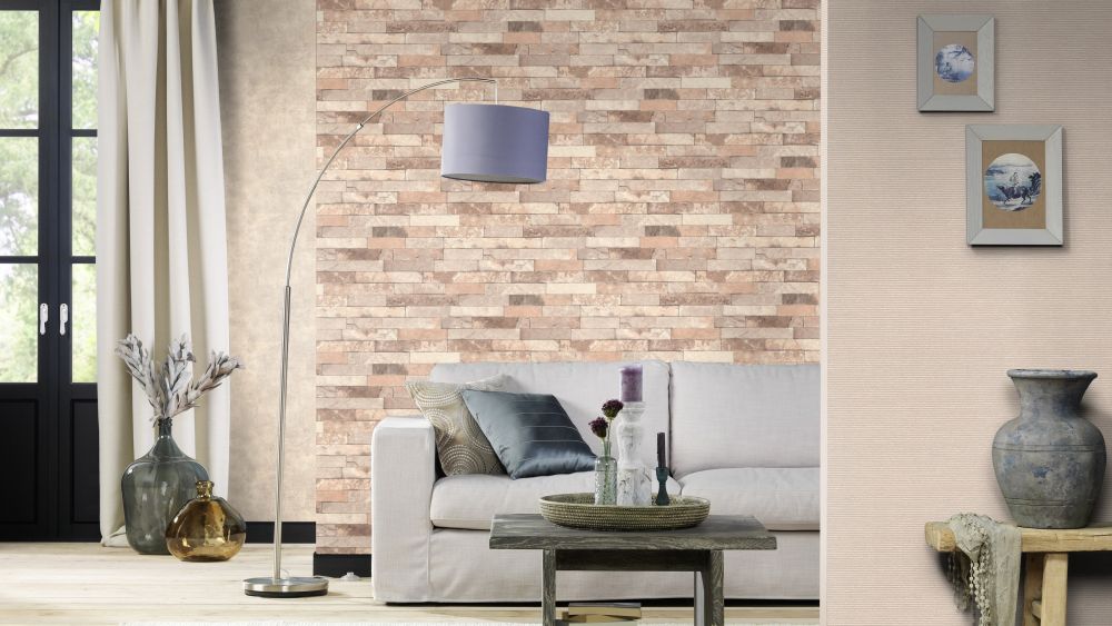  Tapete Vlies Beton Stein Optik Taupe Grau Rasch 939538