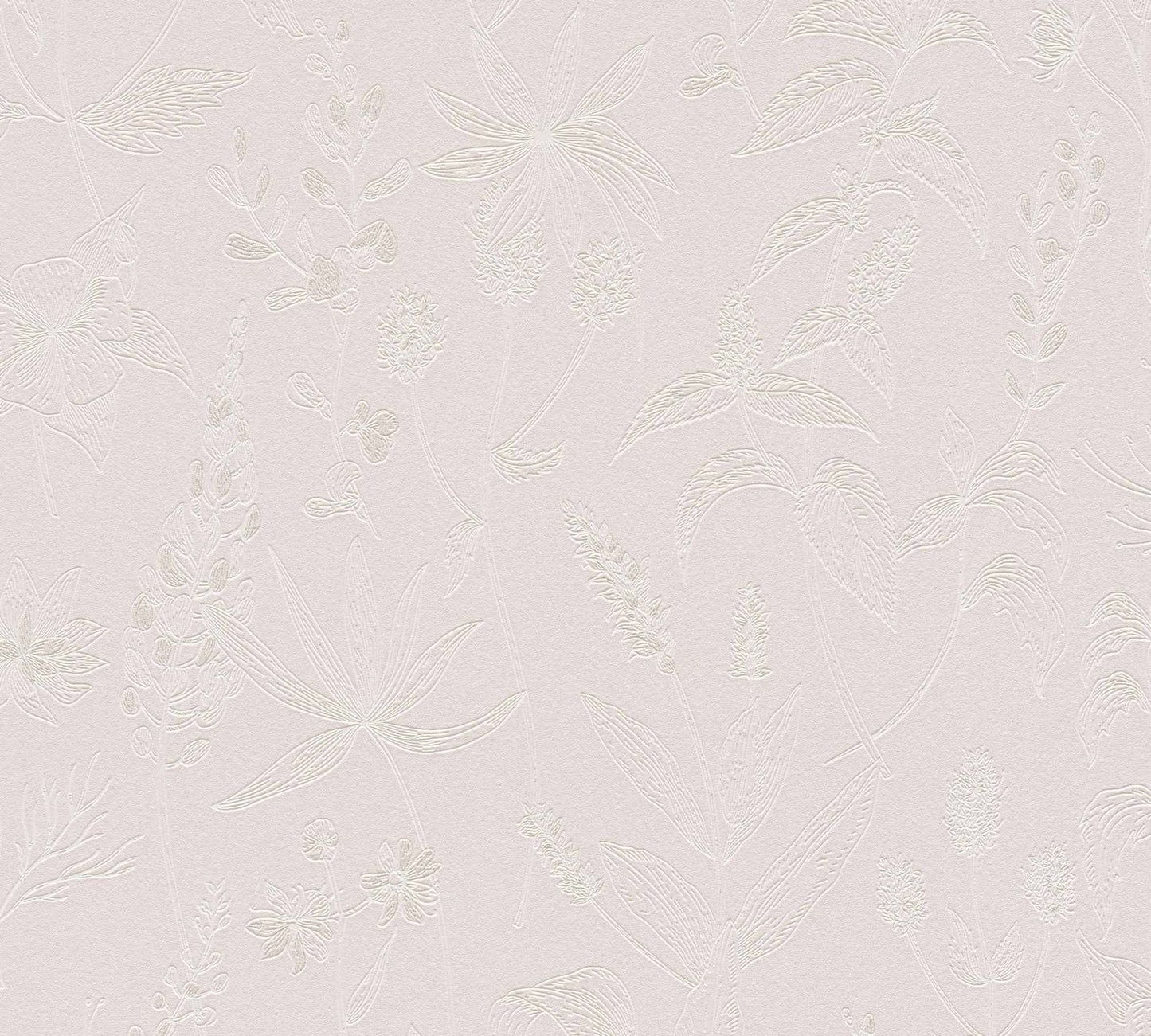  Tapete Vlies Blätter Rosa Weiß Glitzer Jette 37363-3
