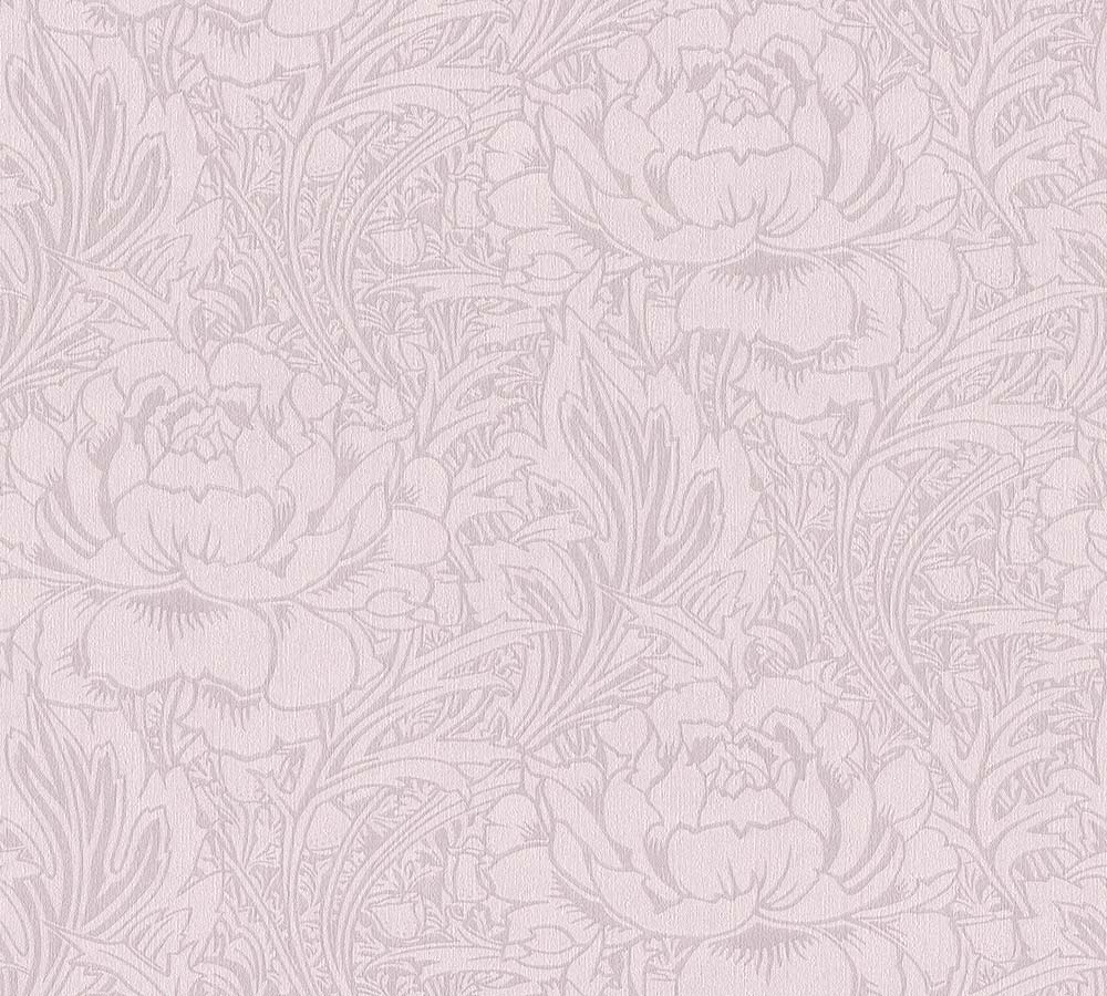  Tapete Vlies Blumen Floral Textil Rosa 38092-2