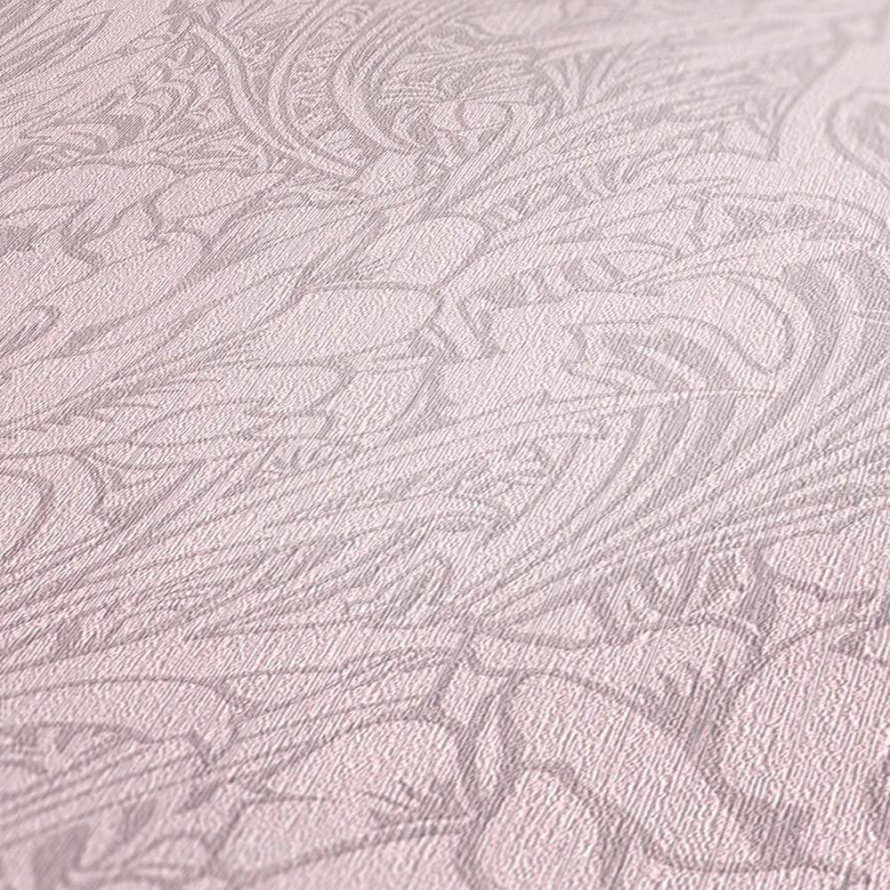  Tapete Vlies Blumen Floral Textil Rosa 38092-2