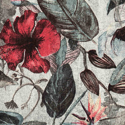 A.S. Creation Tapete Vlies Dschungel Blumen Grau Grün 37216-1