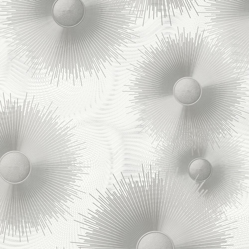  Tapete Vlies ELLE Grafik Sonne Grau Metallic 10191-31