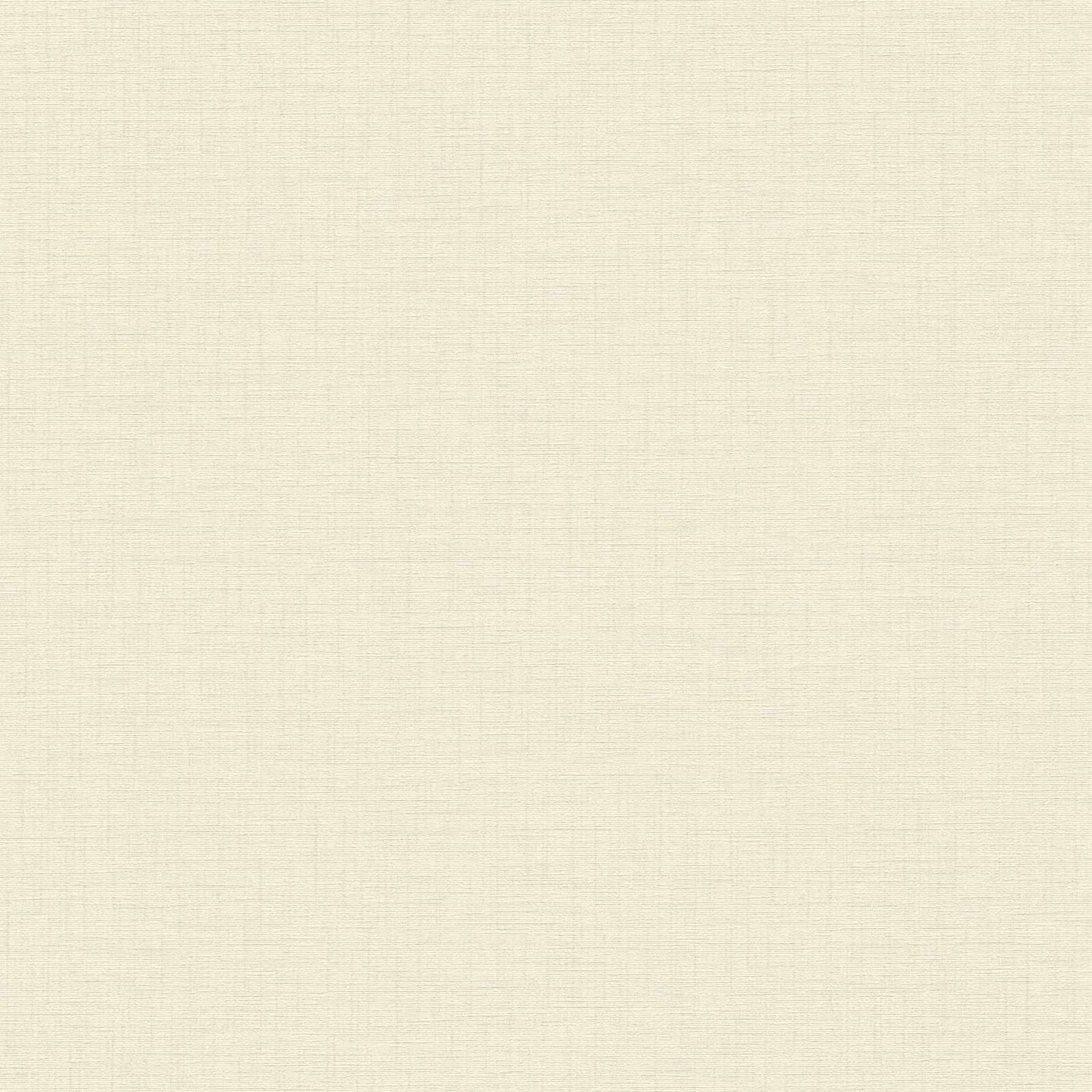 A.S. Creation Tapete Vlies Einfarbig Leinen Creme 38713-1