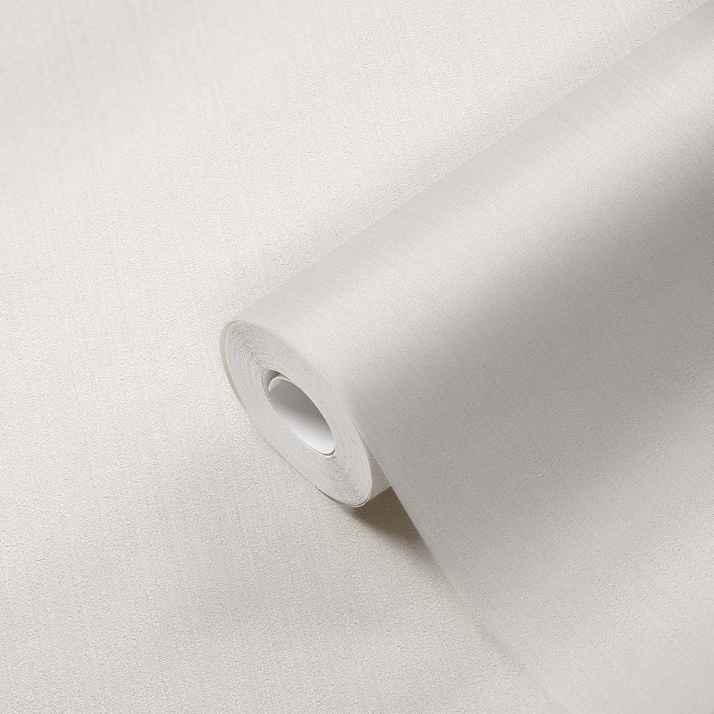  Tapete Vlies Einfarbig Streifen Creme-weiß 38098-8