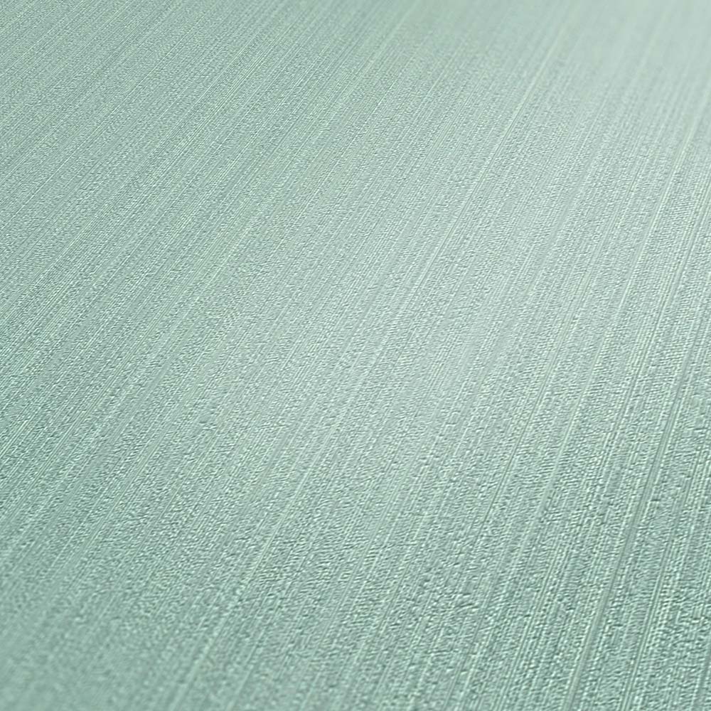  Tapete Vlies Einfarbig Streifen Türkis 38098-6
