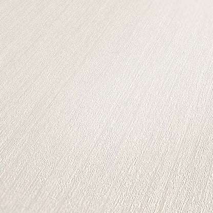  Tapete Vlies Einfarbig Streifen Weiß-creme 38099-2