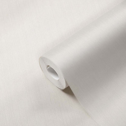  Tapete Vlies Einfarbig Streifen Weiß-creme 38099-2