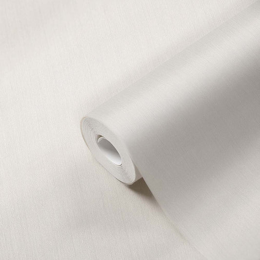  Tapete Vlies Einfarbig Streifen Weiß-creme 38099-2