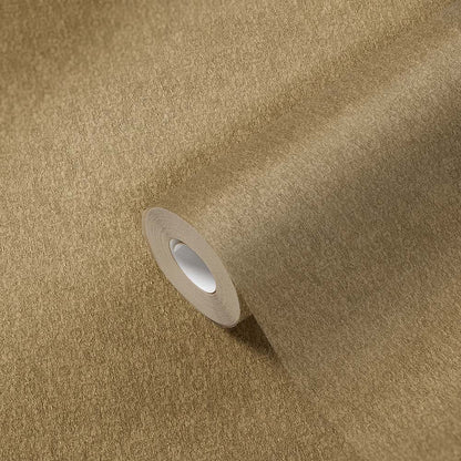  Tapete Vlies Einfarbig Struktur Glitzer Gold 38097-7