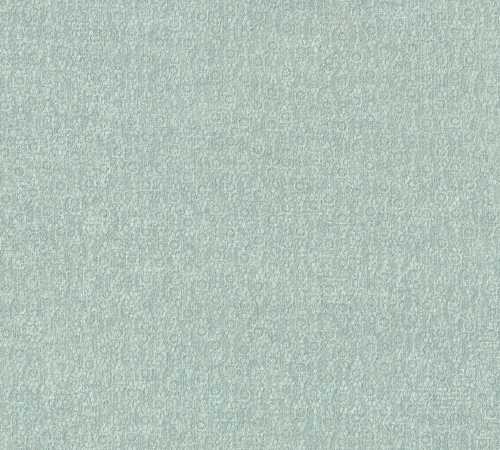  Tapete Vlies Einfarbig Struktur Glitzer Türkis 38097-6