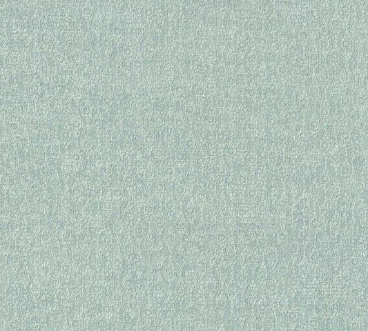  Tapete Vlies Einfarbig Struktur Glitzer Türkis 38097-6