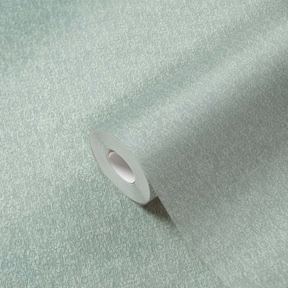  Tapete Vlies Einfarbig Struktur Glitzer Türkis 38097-6