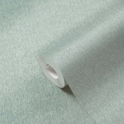  Tapete Vlies Einfarbig Struktur Glitzer Türkis 38097-6