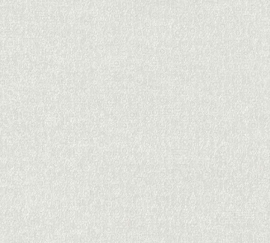  Tapete Vlies Einfarbig Struktur Glitzer Weiß 38097-5