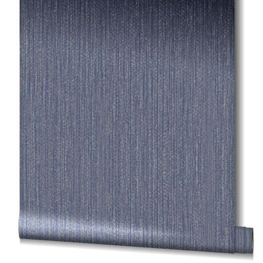  Tapete Vlies Einfarbig Struktur Blau-grau Glanz 32741