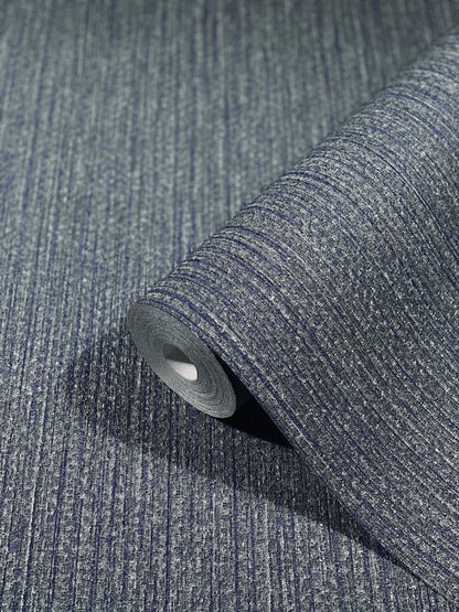  Tapete Vlies Einfarbig Struktur Blau-grau Glanz 32741