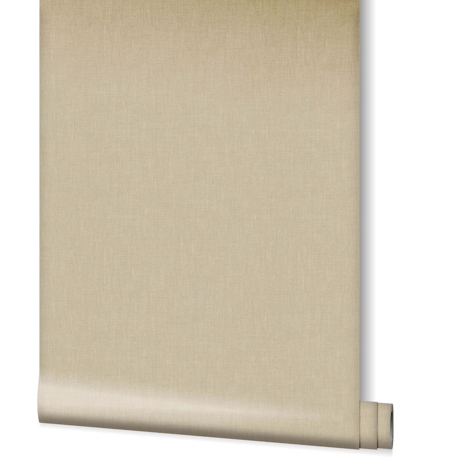  Tapete Vlies Einfarbig Textil Beige Metallic 31628