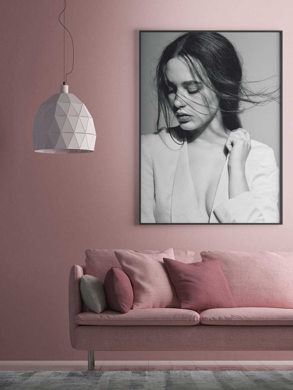 A.S. Creation Tapete Vlies Einfarbig Uni-Design Violett 38373-0