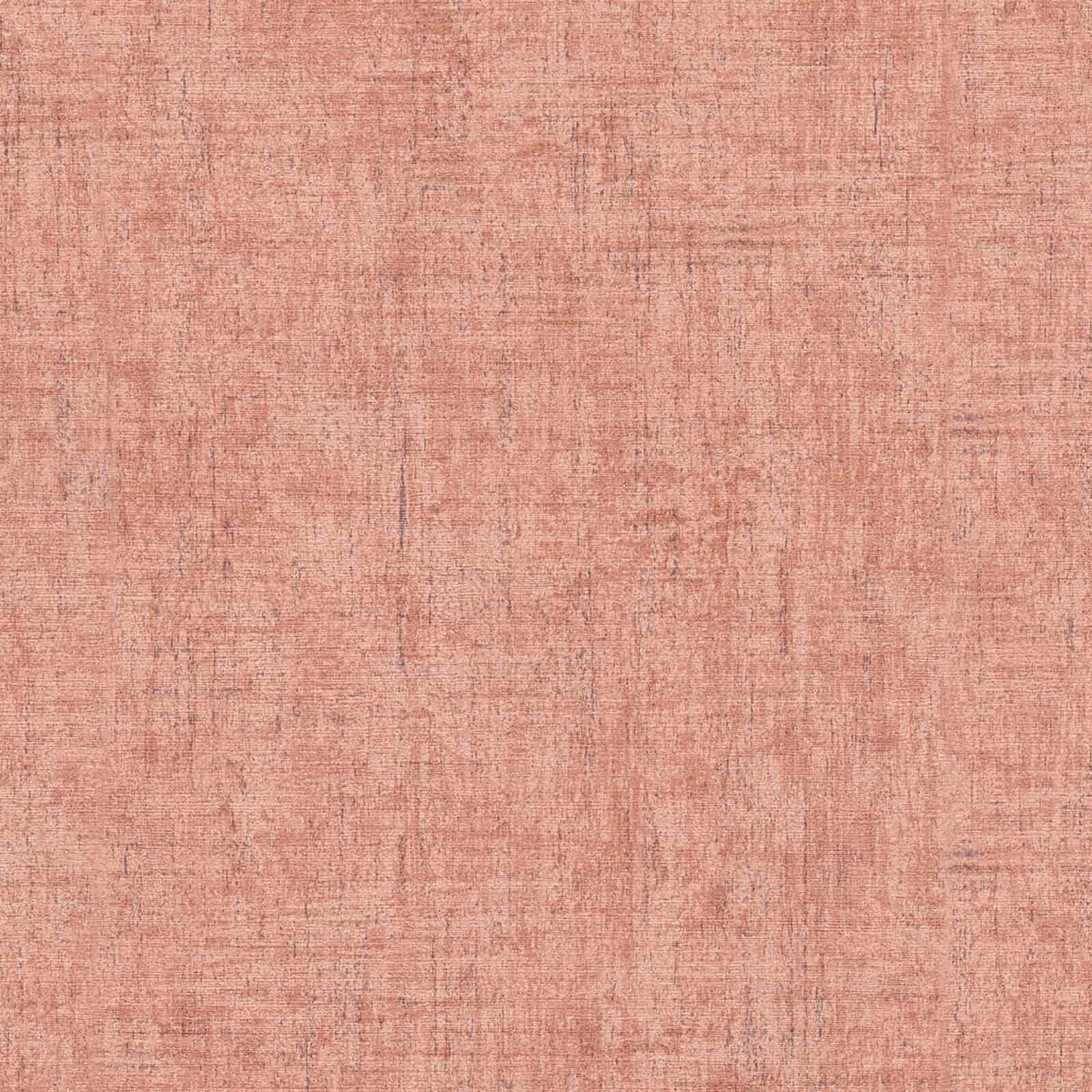 A.S. Creation Tapete Vlies Einfarbig Meliert Lachs-rot Grau 37334-3
