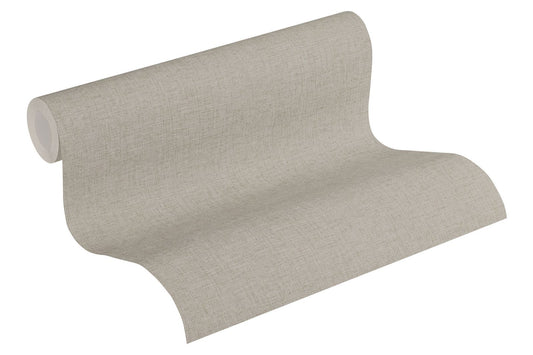  Tapete Vlies Einfarbig Meliert Taupe Grau 37430-8