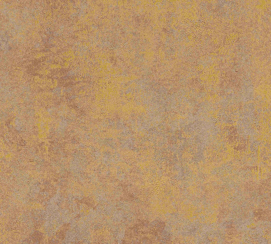  Tapete Vlies Einfarbig Mit Struktur Orange Kupfer 37425-3