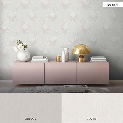  Tapete Vlies Federn Klassik Creme Weiß 38009-1