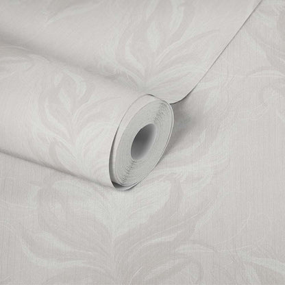  Tapete Vlies Federn Klassik Creme Weiß 38009-1