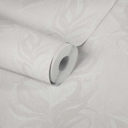  Tapete Vlies Federn Klassik Creme Weiß 38009-1