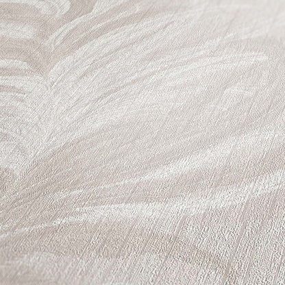  Tapete Vlies Federn Klassik Creme Weiß 38009-1