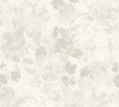 A.S. Creation Tapete Vlies Floral Blüten Weißgrau Character 36772-1