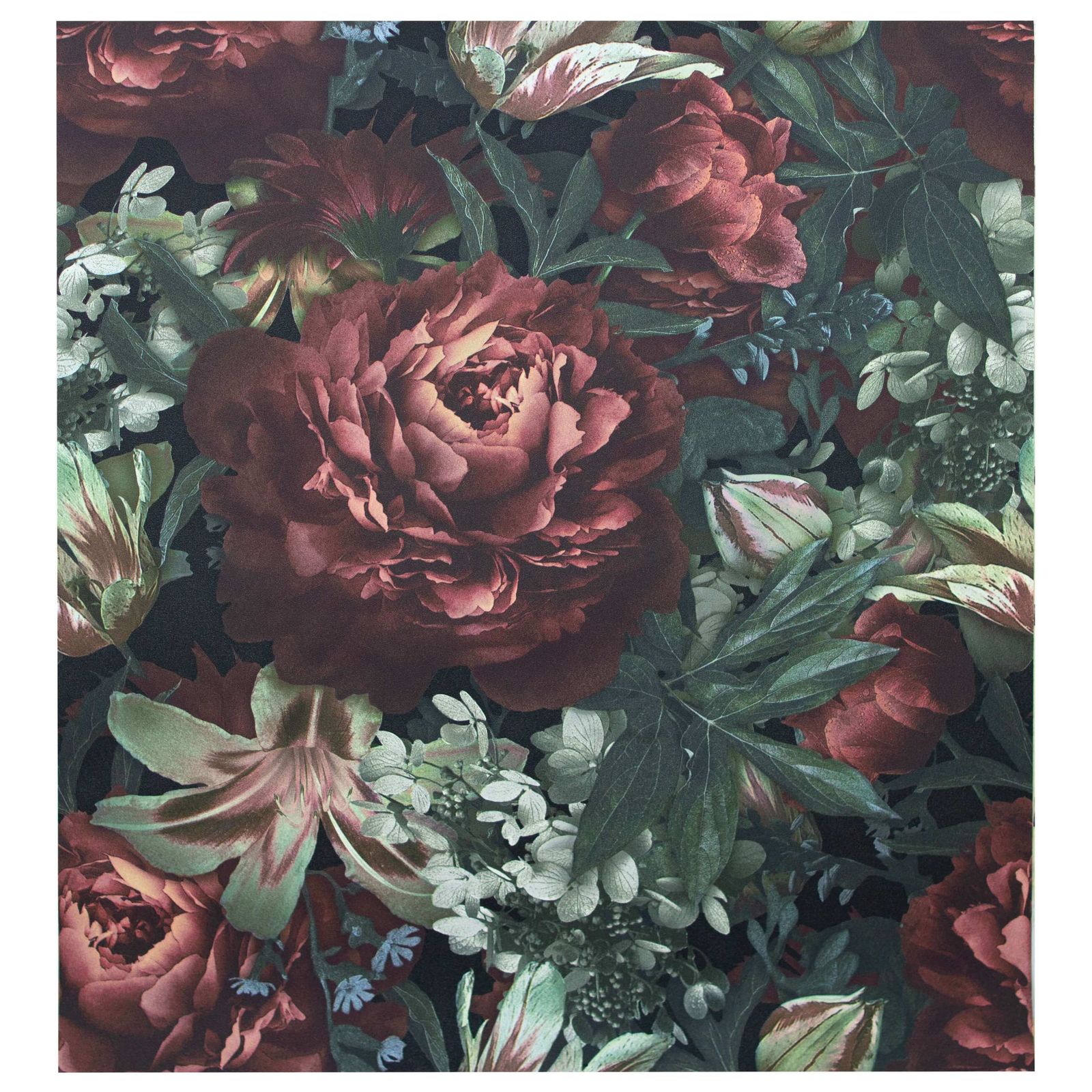 A.S. Creation Tapete Vlies Floral Blumenmuster Anthrazit