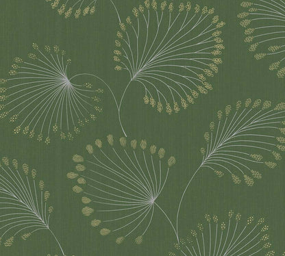  Vlies Tapete Blatt Natur Grün Gold Architects Paper 33371-1