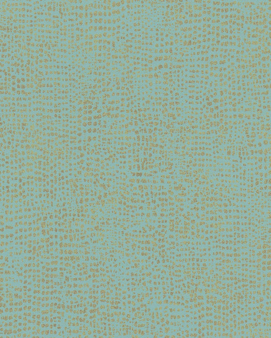  Tapete Vlies Gepunktet Blau Gold Metallic 31305