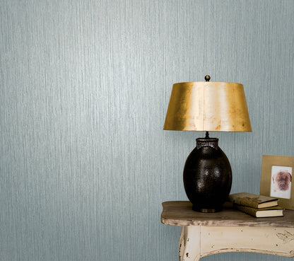  Tapete Vlies Gestreift Struktur Grau-blau 32841