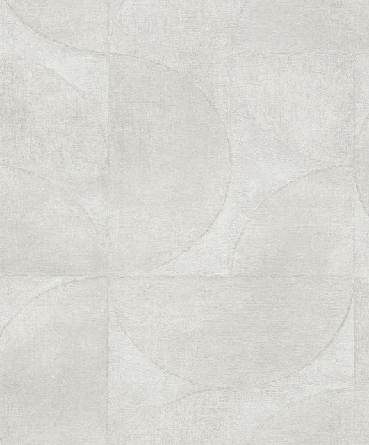  Tapete Vlies Grafisch Metallic Weiß-grau 32824
