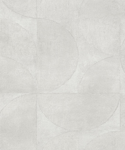  Tapete Vlies Grafisch Metallic Weiß-grau 32824