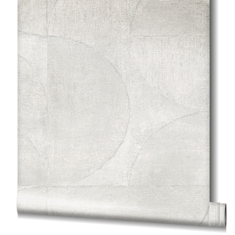  Tapete Vlies Grafisch Metallic Weiß-grau 32824