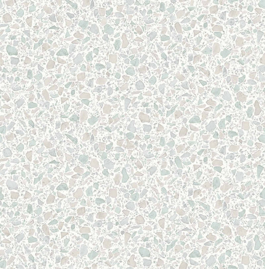  Tapete Vlies Granit Weiß Blau Glanz Artisan 124957